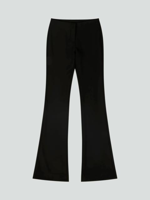 SLIM FLARE PANT BLACK WOOL