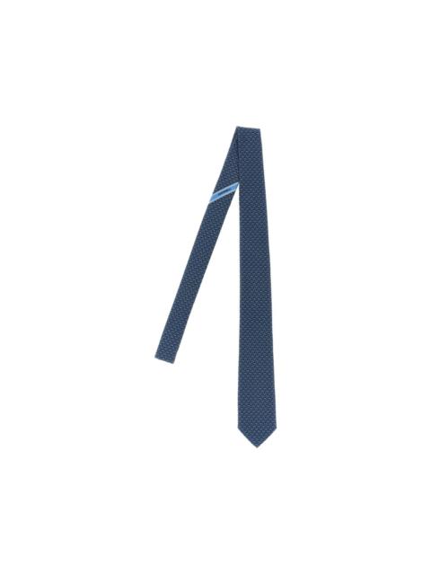 Biella jacquard-gancini silk tie