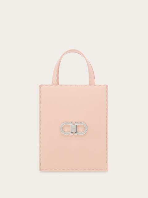Double Gancini mini tote bag