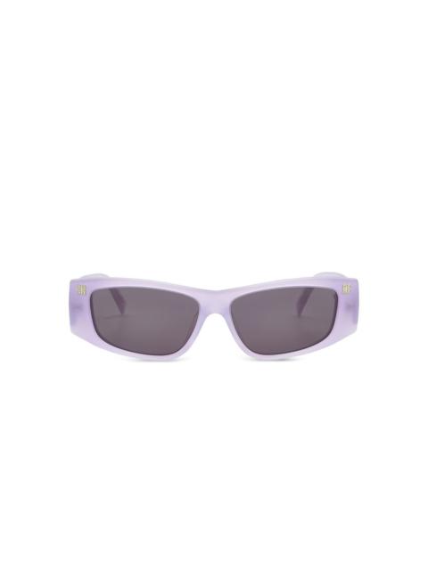 rectangle full-rim sunglasses