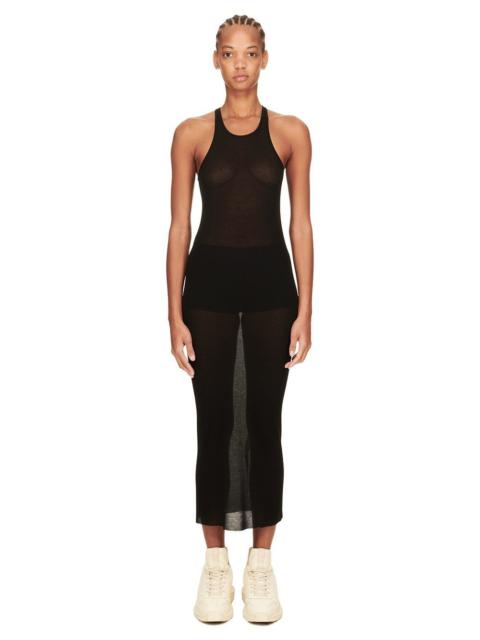 Ribbed jersey midi dress