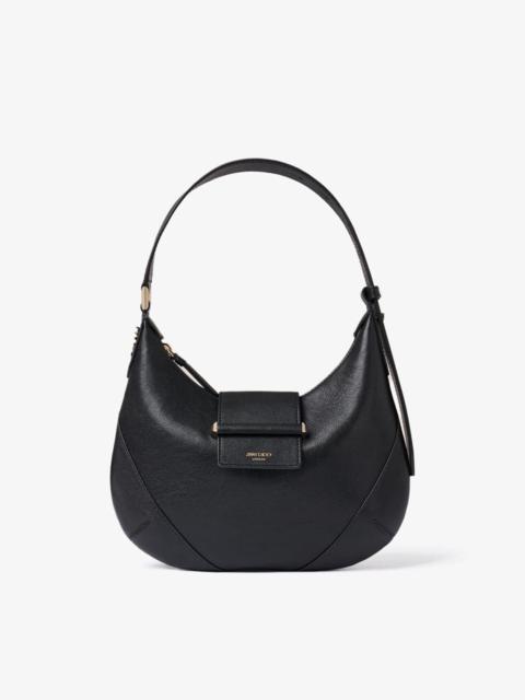 Bar Hobo Small
Black Biker Leather Shoulder Bag