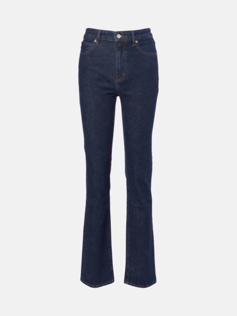Ruler mid-rise straight jeans