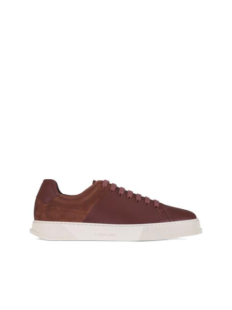 Clayton suede panelled sneakers