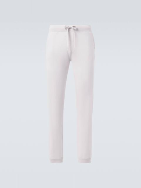 Wool and cashmere sweatpants