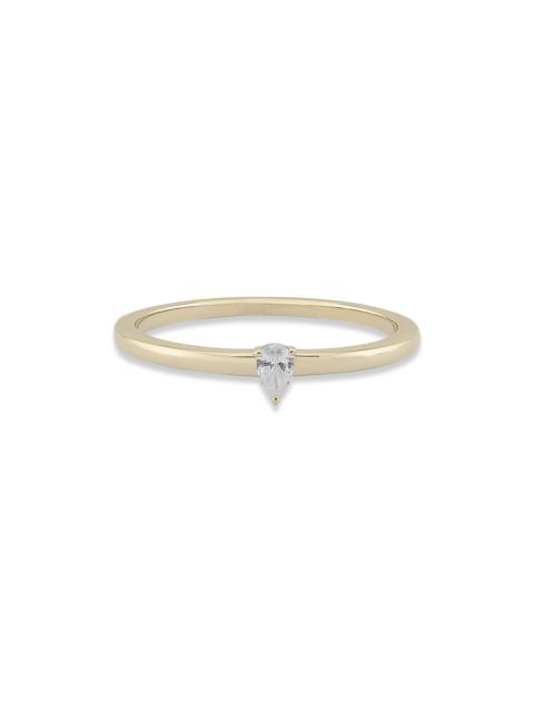 Fancy Shapes Pear Cut Single Ring