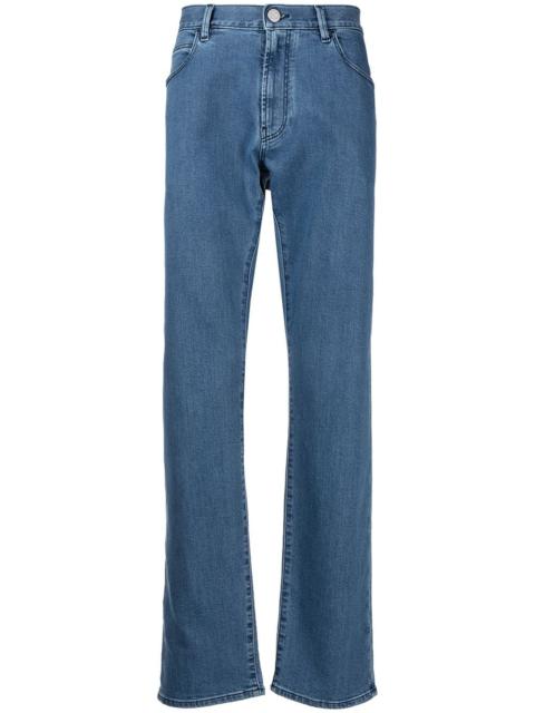 straight-leg jeans