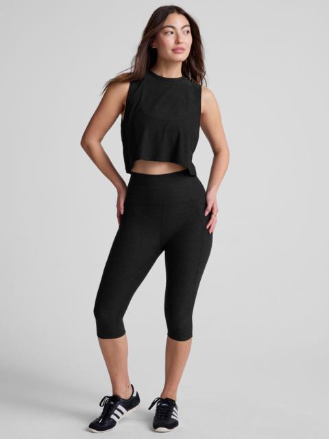 Spacedye High Waisted Pocket Pedal Pusher Legging