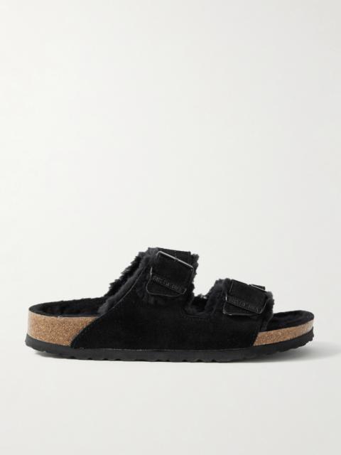 Arizona Shearling-lined Suede Sandals