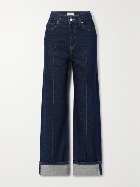 The Genevieve High-rise Wide-leg Jeans