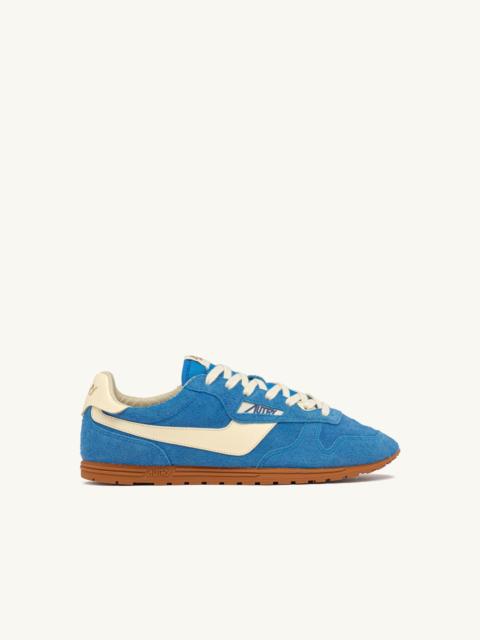SNEAKERS WINDSPIN IN SUEDE AND LEATHER COLOR BLUE YATCH AND RUTABAGA