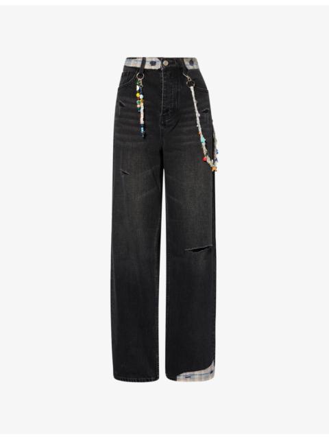 RainbowBaggy-Fit Denim Jeans