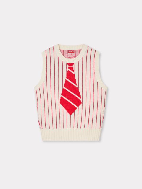 'KENZO Trompe l'œil' vest in wool cotton