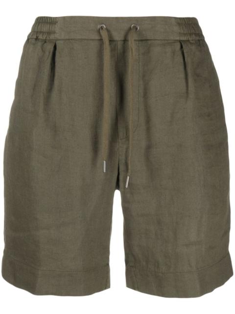 Dorset drawstring linen shorts