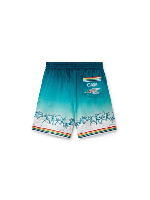 La Déesse Du Stade Silk Shorts
