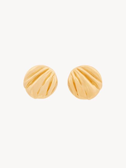 THE CHLOÉ PLEATS EARRINGS
