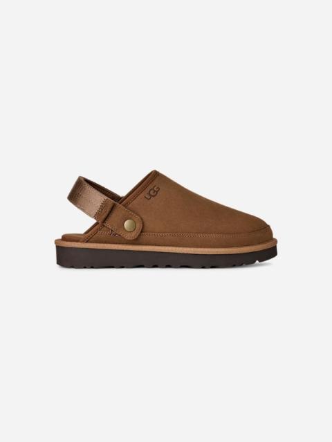 ® Men's Goldencoast Clog II Nubuck Shoes in Dark Chestnut