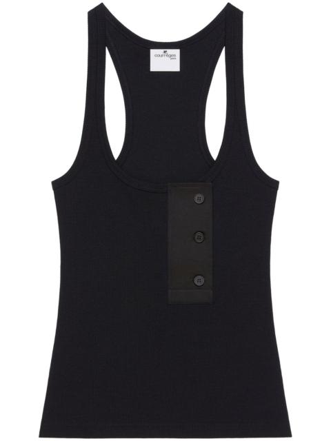 Oblique 90's tank top
