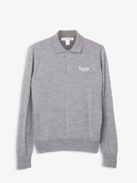 Men's Knitted Polo Sweater