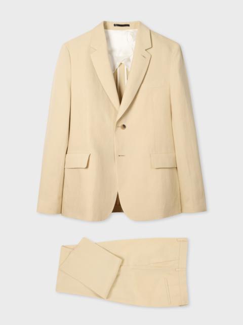 Ecru Linen Two-Piece Suit
