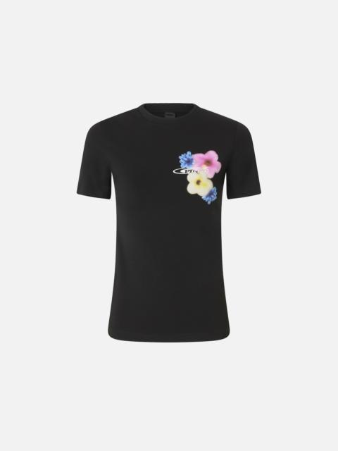 FLORAL-PRINT T-SHIRT