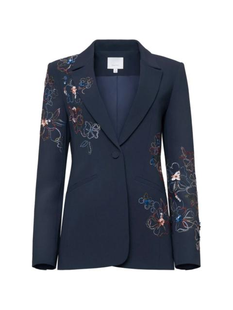 Karlie floral-detail blazer