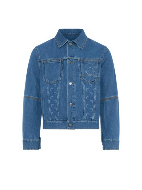 Moon Laser Denim Trucker Jacket