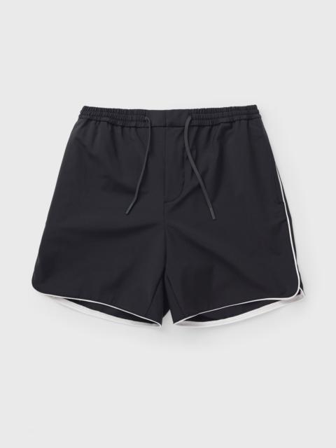 Relaxed Fit Wool Blend Shorts