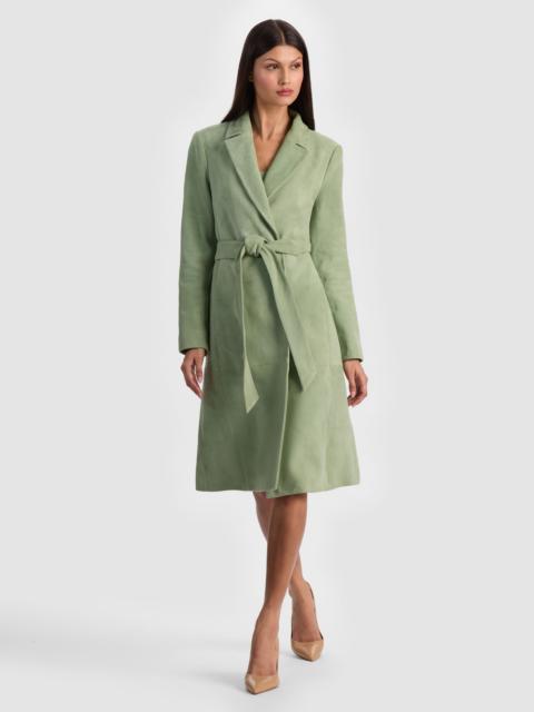 KARLEY SUEDE WRAP COAT