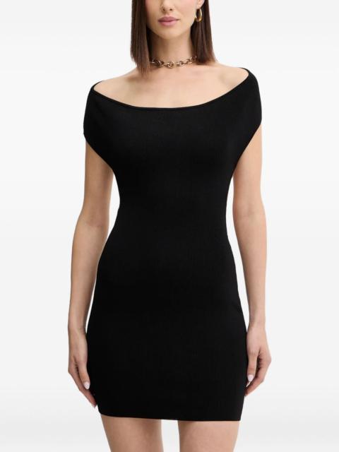 off-shoulder mini dress