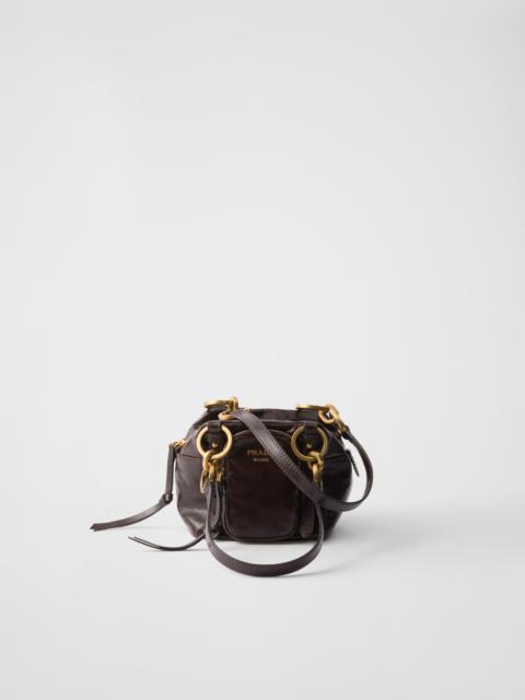 Prada Dangle leather top-handle mini-bag