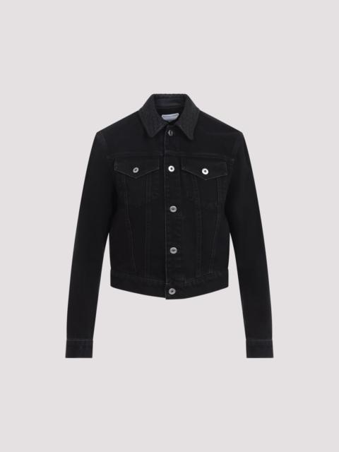 Bottega Veneta Intrecciato Collar Denim Jacket