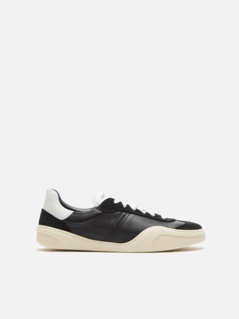 Leather sneakers - Black/white