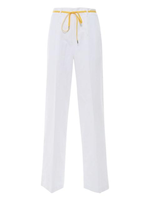 ribbon-belt trousers