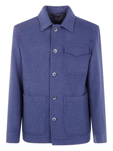 patch-pocket shirt jacket