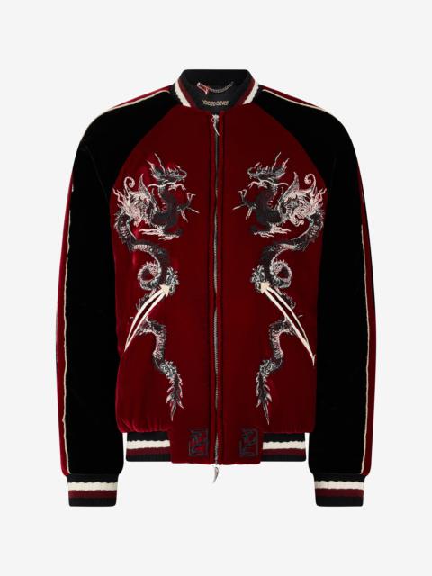 Bomber Jacket With Dragons