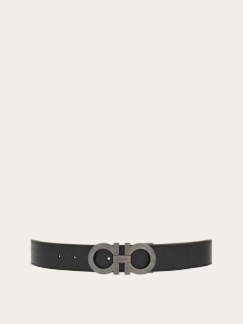 Reversible and adjustable Gancini belt