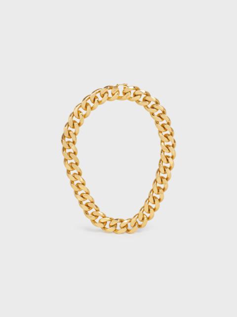 Maillon Celine Necklace in Brass with Gold Finish