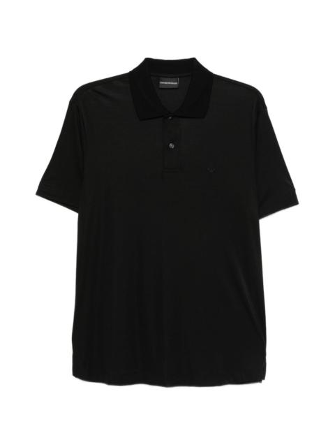 buttoned polo shirt