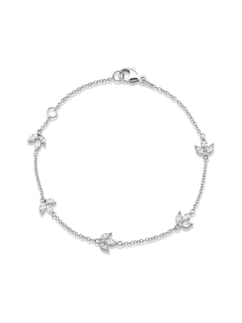 LAB-Created Diamond Fleur Bracelet
