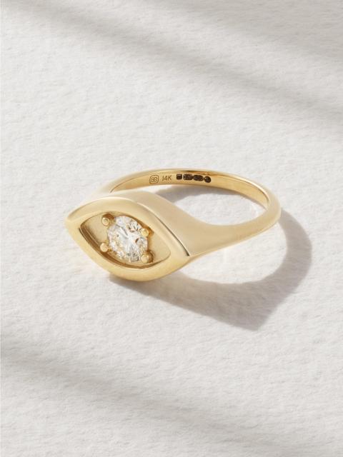 14-karat Gold Diamond Ring