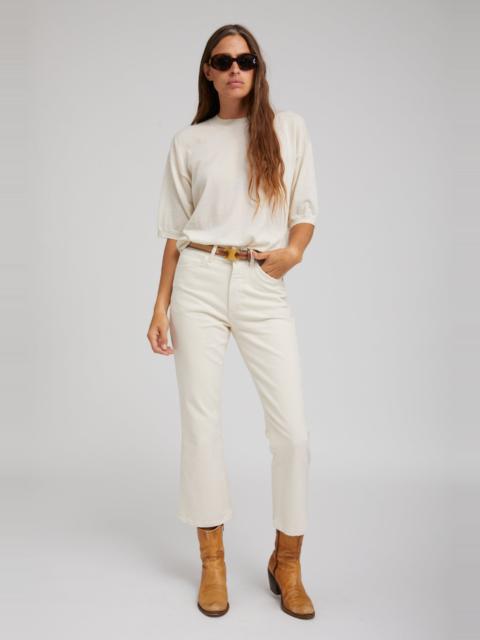 EARHART CROP FLARE DENIM