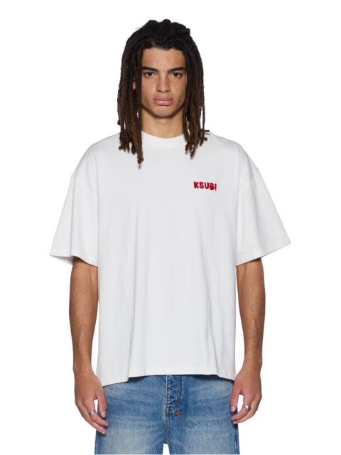 MEKANIK BIGGIE SS TEE VINTAGE WHITE