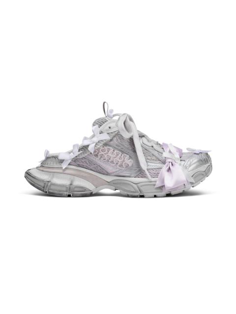 Women's 3xl Lace Mule in White/light Pink