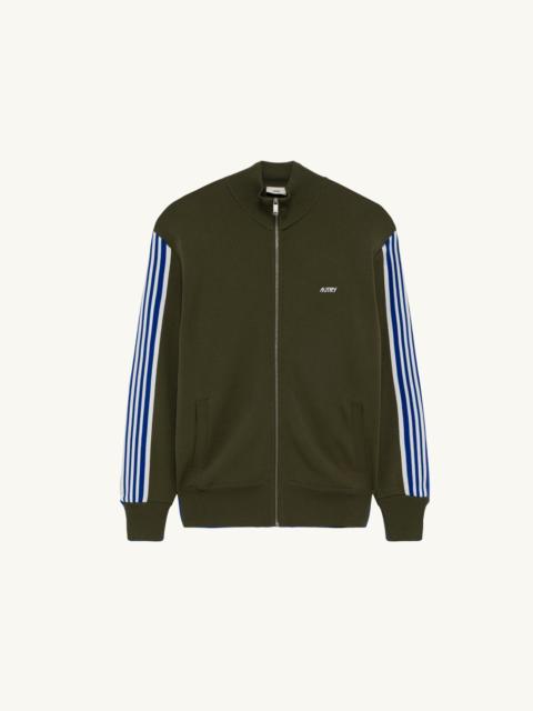 KNITTED TENNIS VISCOSE ZIP JACKET MAN