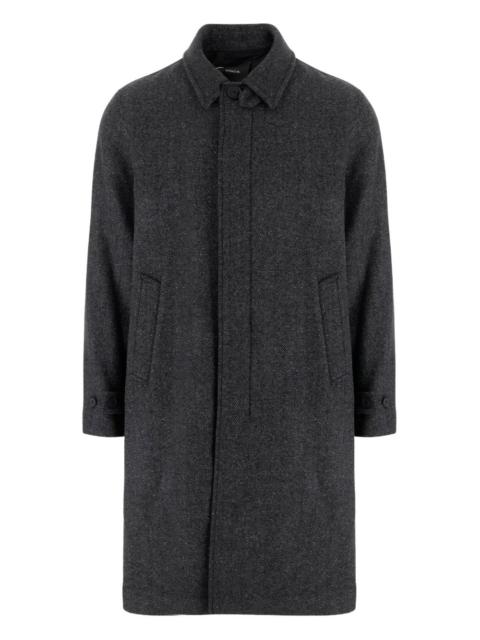 herringbone wool coat
