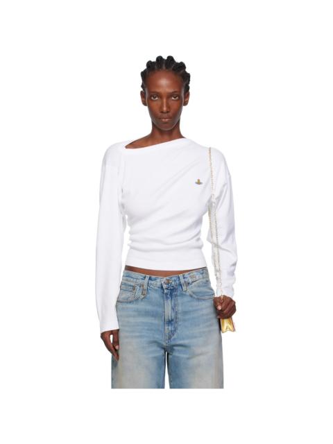 White LS Hebo T-shirt