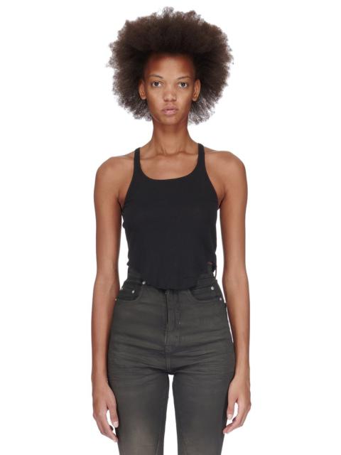 asymmetric organic cotton crop top