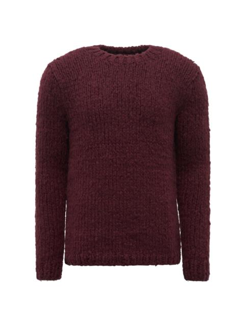 Lawrence Knit Sweater in Bordeaux Welfat Cashmere