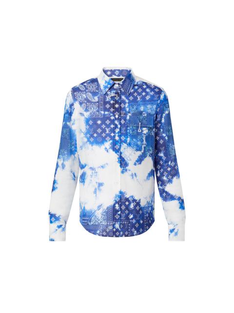 Monogram Bandana Hook Detail Long-Sleeved Shirt